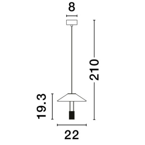 Pendul LED stil minimalist ANAFI - Img 2