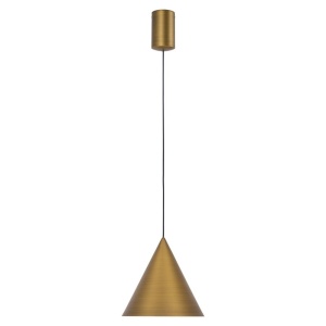 Pendul LED stil minimalist CONO D-18cm leather