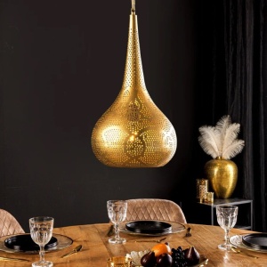 Pendul lucrat manual design artistic oriental ORIENT LIVING 50cm 179783 universul-luminii.ro