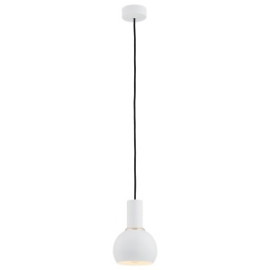 Pendul, Lustra suspendata design minimalist SINES 14cm, alb - Img 1