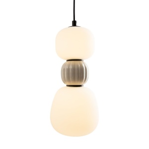 Pendul, Lustra suspendata LED Modern 13W gri deschis