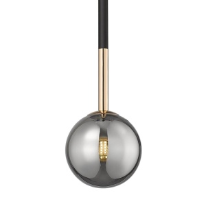 Pendul, Lustra suspendata moderna Arcturus negru/ auriu - Img 4