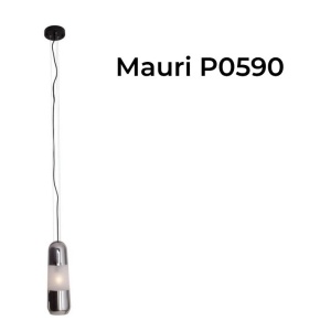 Pendul, Lustra suspendata moderna Mauri 1 Smoky 221403 universul-luminii.ro