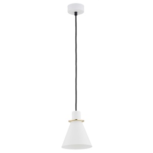 Pendul modern design retro Beverly alb/auriu - Img 2
