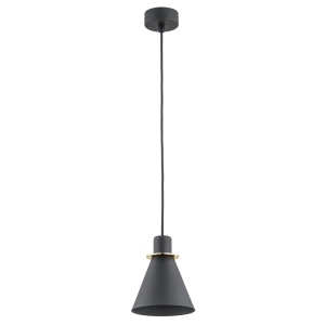 Pendul modern design retro Beverly negru/auriu - Img 2