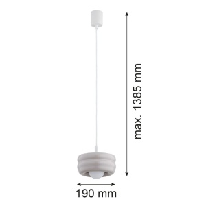 Pendul modern, Living, Hol, Scara, Sticla, Casmir, TEVO 169033 universul-luminii.ro
