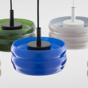 Pendul modern, Living, Hol, Scara, Sticla, Cobalt, TEVO 245683 universul-luminii.ro