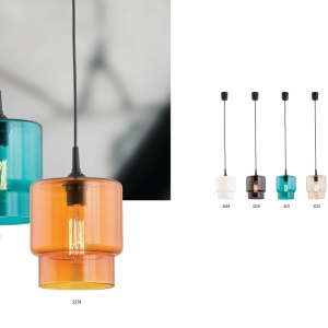 Pendul sticla design decorativ NEWA transparent 104183 universul-luminii.ro