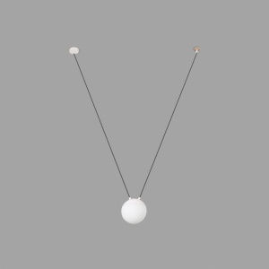 Pendul stil minimalist MINE GLASS SPACE alb 1L - Img 3