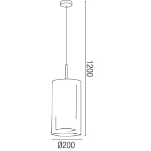 Pendul telescopic Saba 68548 51173 universul-luminii.ro