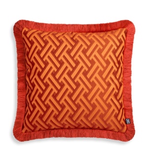 Perna decorativa design LUX Doris S orange, 50x50cm