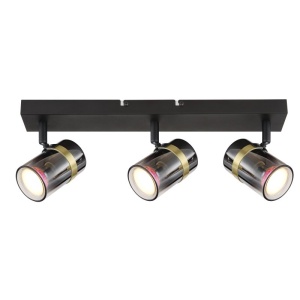Plafoniera 3L design industrial Trabby negru 124593 universul-luminii.ro