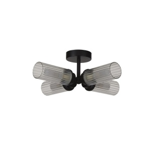 Plafoniera baie metal negru IP44 Imperial 4L 630553 universul-luminii.ro