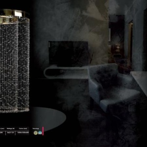 Plafoniera Cristal Bohemia Exclusive diametru 90cm H-129cm RAMONA CE 54413 universul-luminii.ro