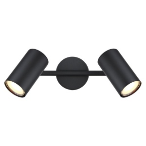 Plafoniera cu 2 Spoturi directionabile ALLVI negru 239983 universul-luminii.ro