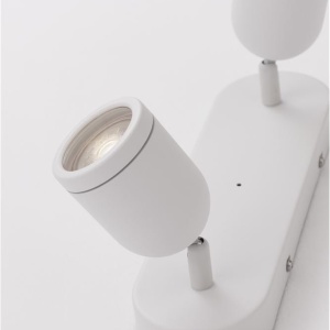 Plafoniera cu 2 Spoturi pentru baie cu protectie IP44 ORSON alba 122393 universul-luminii.ro