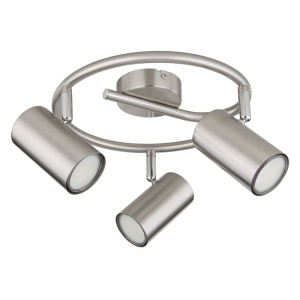 Plafoniera cu 3 Spoturi directionabile ALLVI nickel 162113 universul-luminii.ro
