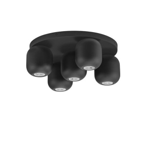 Plafoniera cu 5 spoturi metal negru MARLIN