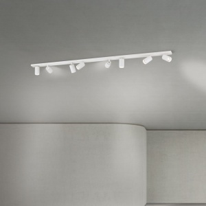 Plafoniera cu 8 Spoturi stil minimalist modern SEAN alb - Img 2