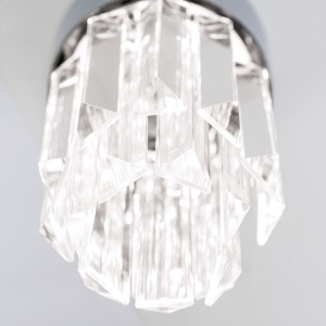 Plafoniera cu cristal K9 design elegant PRISM crom 234683 universul-luminii.ro