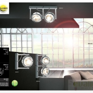 Plafoniera cu doua spoturi directionabile Kuriana 5645-2 GL 42203 universul-luminii.ro