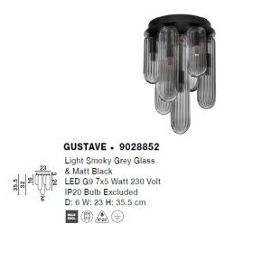 Plafoniera design decorativ modern GUSTAVE 122133 universul-luminii.ro