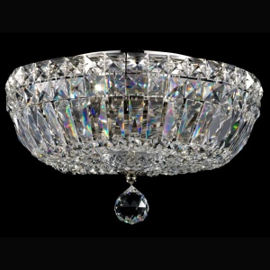 Plafoniera design elegant Basfor 30cm crom MYDIA100-CL-03-N