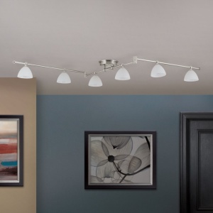 Plafoniera design modern OPALDESIGN 6L, satin 163523 universul-luminii.ro