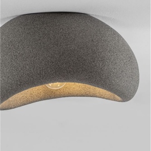 Plafoniera design modern, Stone Gray, AERE, L 40cm 245553 universul-luminii.ro