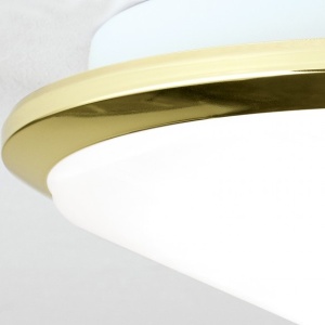 Plafoniera diametru 26cm, Rima shiny brass NU 9-310/26 MS OR 197643 universul-luminii.ro