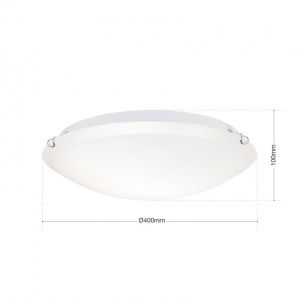 Plafoniera diametru 40cm, Agada NU 9-348/40 chrom OR 197653 universul-luminii.ro