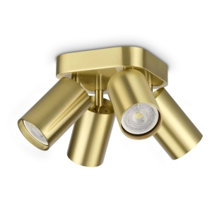 Plafoniera DYNAMITE PL4 ROUND OTTONE