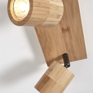 Plafoniera eco din bambus Java/2xGU10, natural 64323 universul-luminii.ro