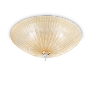 Plafoniera eleganta diametru 60cm SHELL PL6, Amber 140193