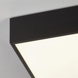 Plafoniera LED baie cu protectie IP44 Zeus 30x30cm, negru 110743 universul-luminii.ro