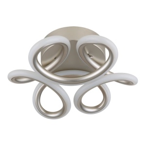 Plafoniera LED CCT MELISAND argintiu mat