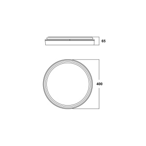 Plafoniera LED cu telecomanda VERONA gri 38cm - Img 10