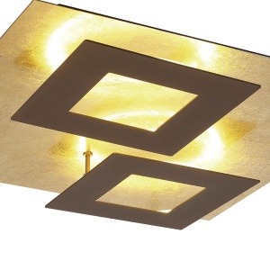 Plafoniera LED design ambiental DALIA Corten/ gold 131763 universul-luminii.ro