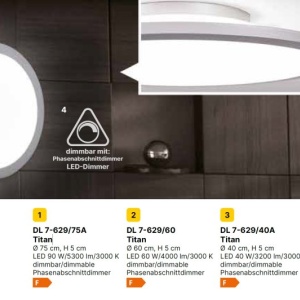 Plafoniera LED design circular GREG D-25cm - Img 8