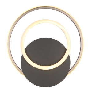 Plafoniera LED design circular JULIO negru/gri - Img 3