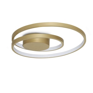 Plafoniera LED design circular OZ PL D040 ON-OFF OTTONE 3000K