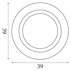 Plafoniera LED DESIGN CIRCULAR Ringo 39cm - Img 5