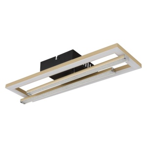 Plafoniera LED design HIGHWAY negru/auriu - Img 3
