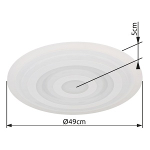 Plafoniera LED design slim ALOIS 175243 universul-luminii.ro