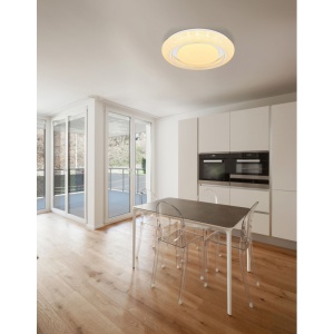 Plafoniera LED dimabila cu telecomanda RADA 28W 106713 universul-luminii.ro