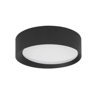 Plafoniera LED dimabila design modern Oby negru 45cm