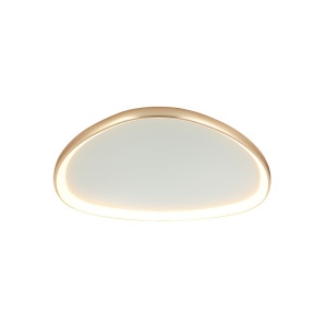 Plafoniera LED dimabila design slim Axel auriu 60cm