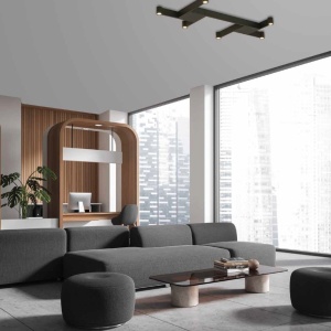 Plafoniera LED dimabila design slim Glory 153733 universul-luminii.ro