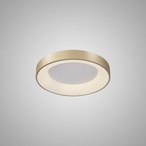 Plafoniera LED inteligenta design circular NISEKO II Gold 38cm 131263 universul-luminii.ro