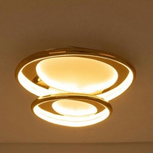 Plafoniera LED moderna AREA 2 auriu 597793 universul-luminii.ro